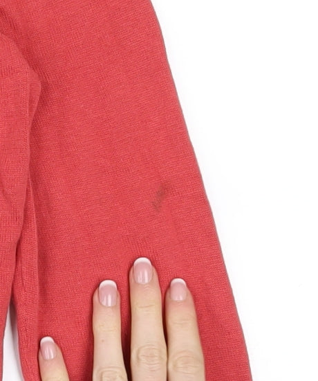 Womens UK Size M Monsoon Red Cardigan Jumper