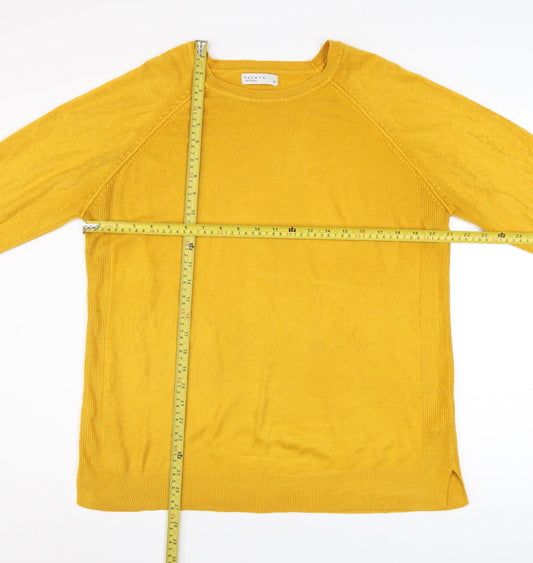 Papaya Woman Yellow Acrylic Long Sleeve Pullover Jumper Size 16