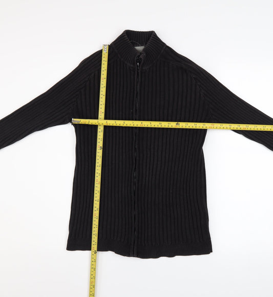 Mens UK Size S Ciro Citterio Black Casual Jacket