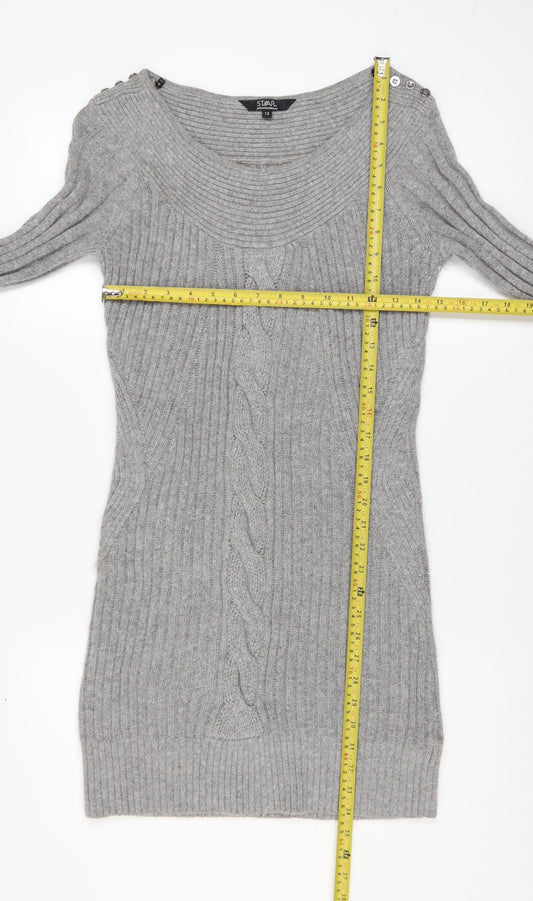 Womens UK Size 12 Star by Julien Macdonald Bodycon Dress
