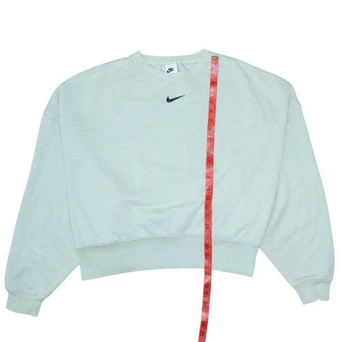 Womens UK Size L Nike Green Pullover Sweatshirt