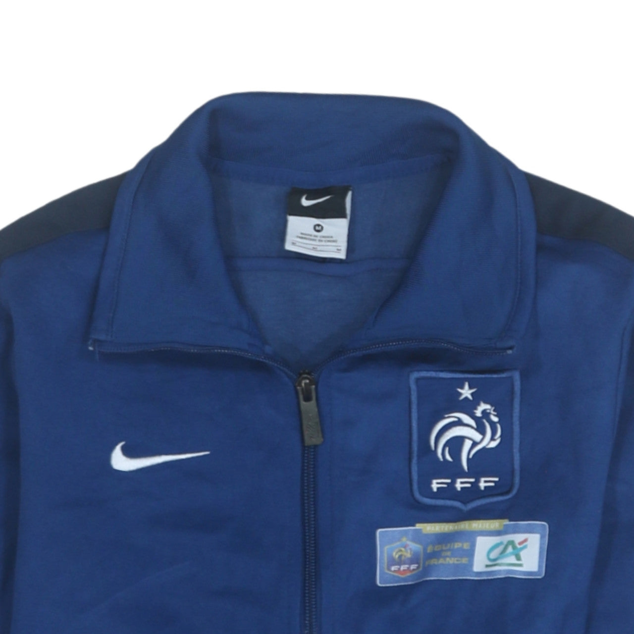 Nike Men's Blue France FFF Track Jacket Size M Athletic Fit