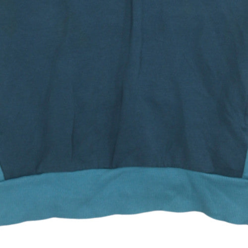 Additional view of Adidas boys’ blue hooded pullover hoodie 164 long sleeve sweatshirt