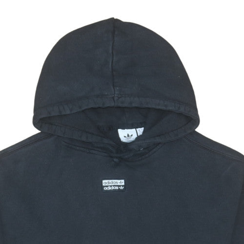 Womens UK Size 10 adidas Black Pullover Hoodie