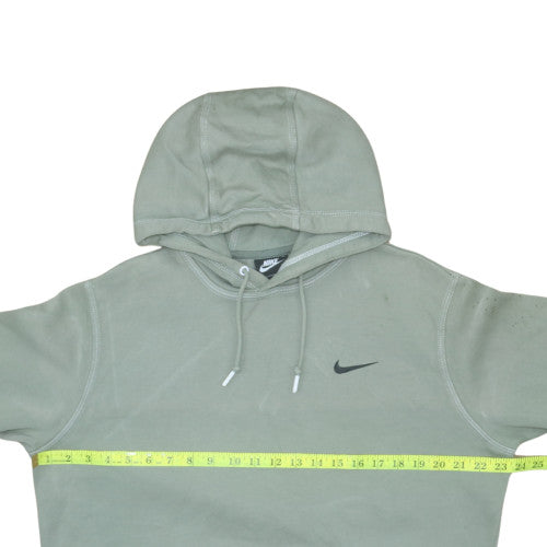 Womens UK Size L Nike Green Pullover Hoodie