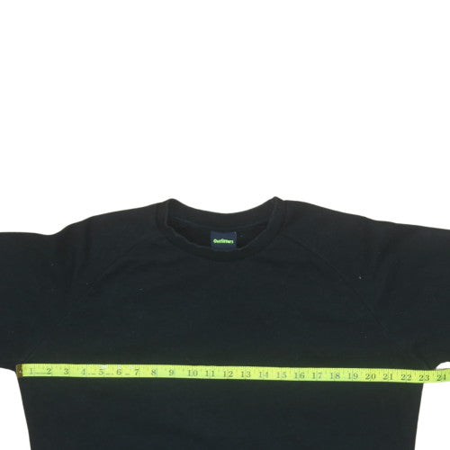 Mens UK Size M Outfitters Black Pullover Sweatshirt
