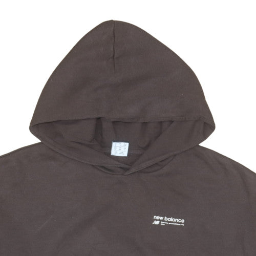 Womens UK Size L New Balance Brown Pullover Hoodie