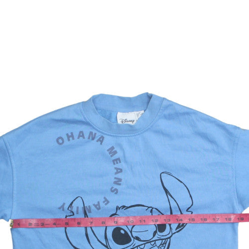 Womens UK Size XS Disney Blue Pullover Sweatshirt