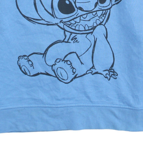 Womens UK Size XS Disney Blue Pullover Sweatshirt