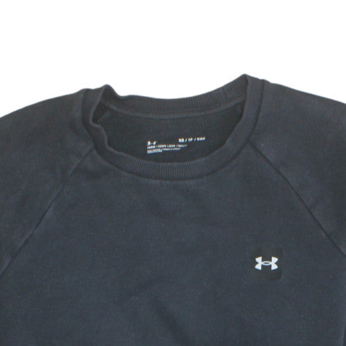 Mens UK Size XS Under armour Black Pullover Sweatshirt