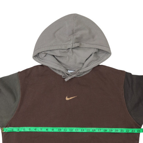Womens UK Size L Nike Brown Pullover Hoodie
