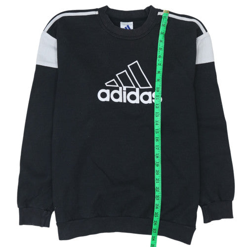 Mens UK Size L adidas Black Pullover Sweatshirt