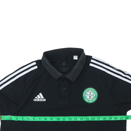 Mens UK Size L adidas Black FootballGym & TrainingRunning & Jogging Polo