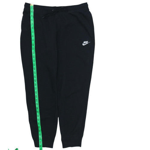 Mens UK Size L Nike Regular Fit Jogger Black Trousers