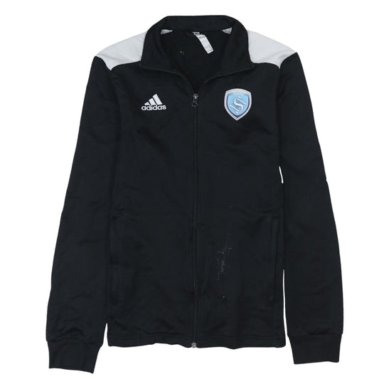 Mens UK Size S adidas Black FootballGym & TrainingRunning & Jogging Jacket