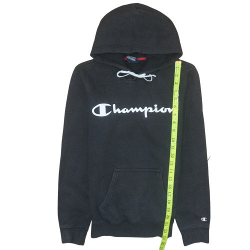 Mens UK Size XS Champion Black Pullover Hoodie