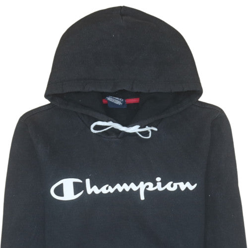 Mens UK Size XS Champion Black Pullover Hoodie