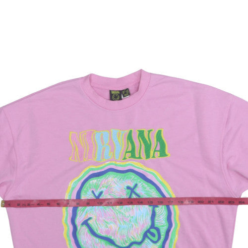 Womens UK Size XS Primark Pink Pullover Sweatshirt