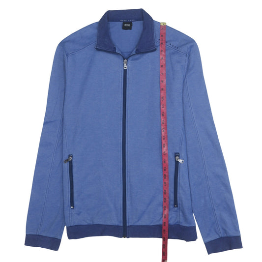 Mens UK Size L HUGO BOSS Blue Gym & Training Casual Walking Jacket