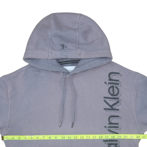 Womens UK Size M Calvin Klein Jeans Grey Pullover Hoodie