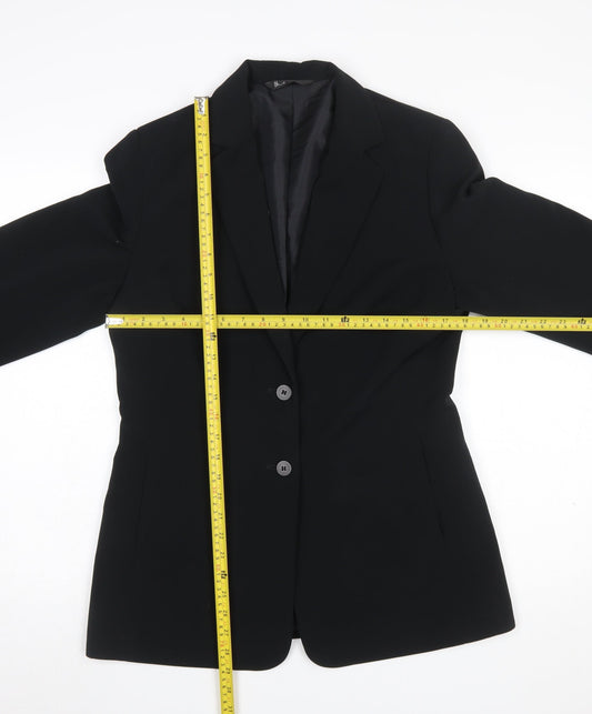 Womens UK Size 12 BHS Regular Black Suit Jacket