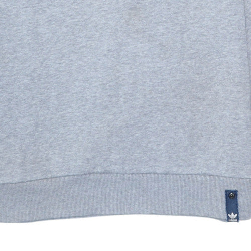 Mens UK Size S adidas Grey Pullover Sweatshirt