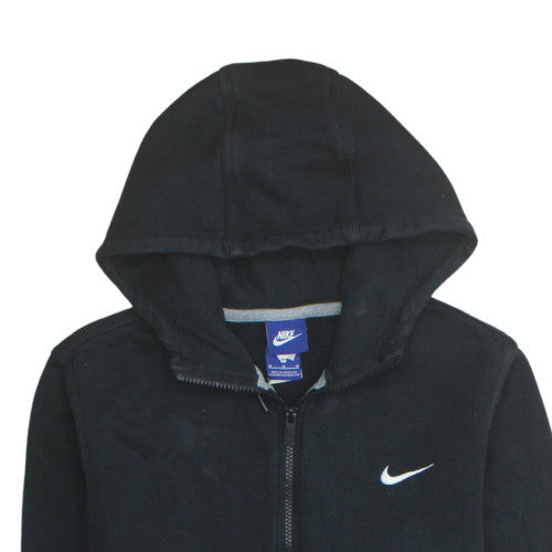 Mens UK Size M Nike Black Full Zip Hoodie
