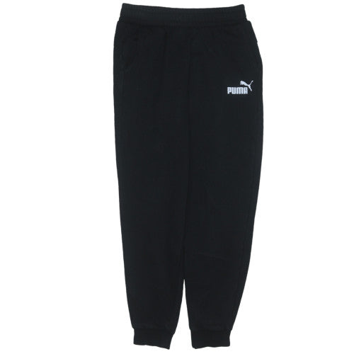 Boys UK Size 13-14 Years PUMA Regular Fit Jogger Black Trousers