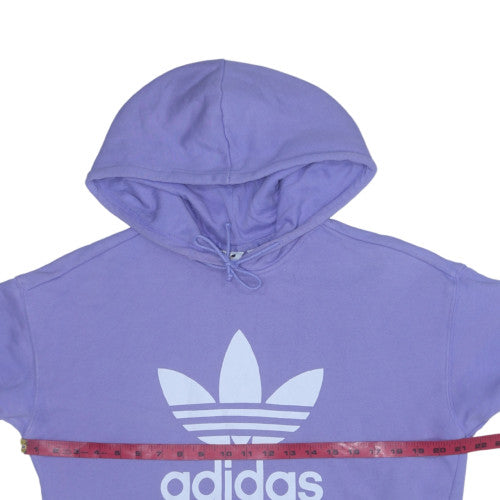 Womens UK Size 8 adidas Purple Pullover Hoodie