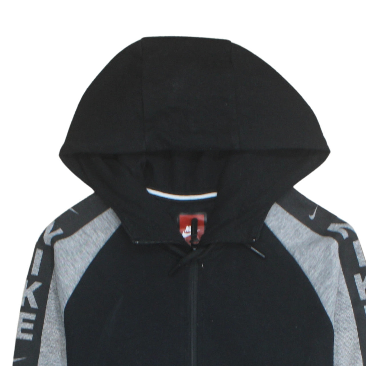 Mens UK Size L Nike Grey 1/2 Zip Hoodie