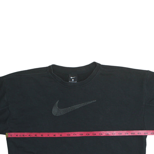 Womens UK Size S Nike Black Pullover Sweatshirt