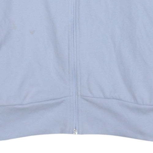 Mens UK Size S adidas White Full Zip Sweatshirt