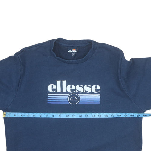 Mens UK Size L ellesse Blue Pullover Sweatshirt