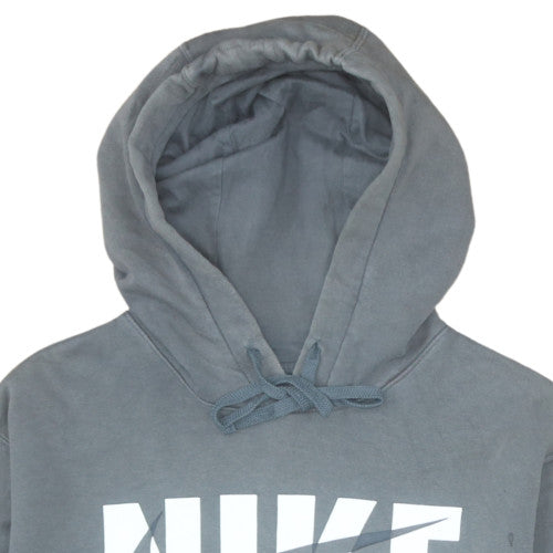 Mens UK Size M Nike Grey Pullover Hoodie