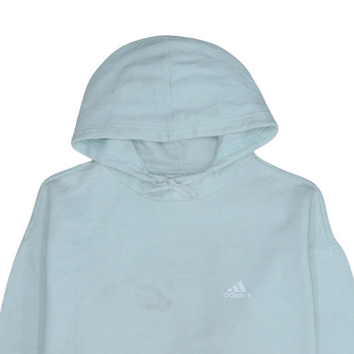 Womens UK Size 1X adidas Blue Pullover Hoodie