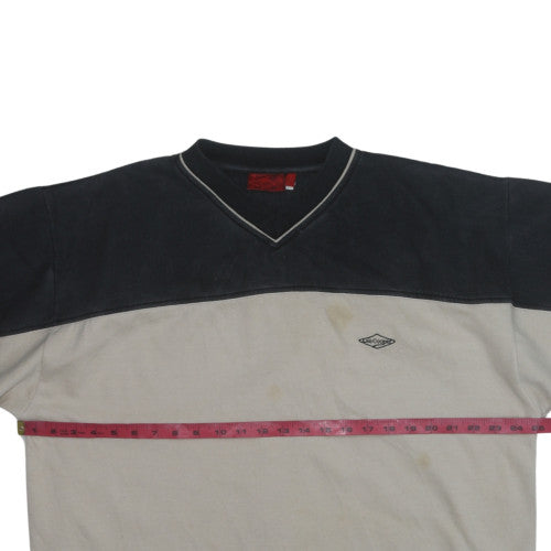 Mens UK Size XL Lee Cooper Beige Pullover Sweatshirt