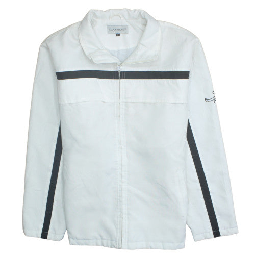 Mens UK Size L Clockhouse White Basic Jacket