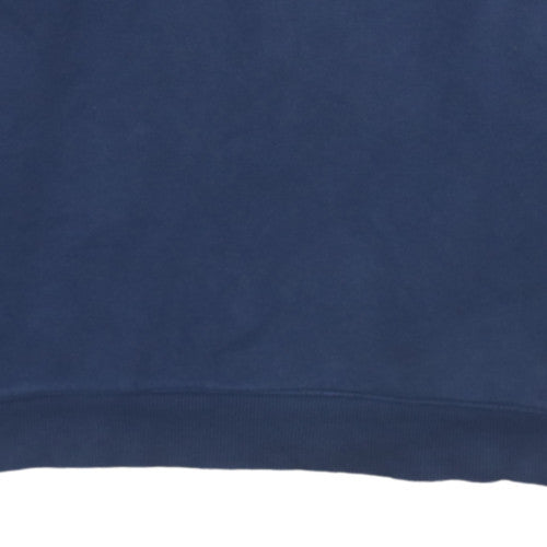 Mens UK Size M Reebok Blue Pullover Sweatshirt