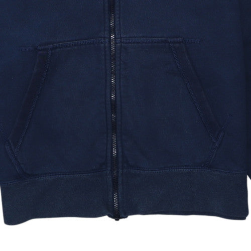 Mens UK Size M Nike Blue Full Zip Hoodie