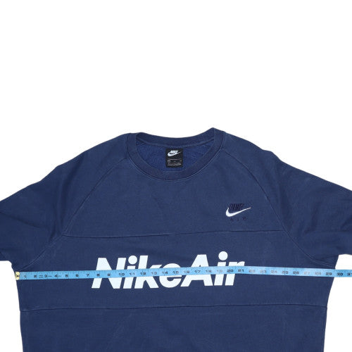 Womens UK Size 2XL Nike Blue Pullover Sweatshirt