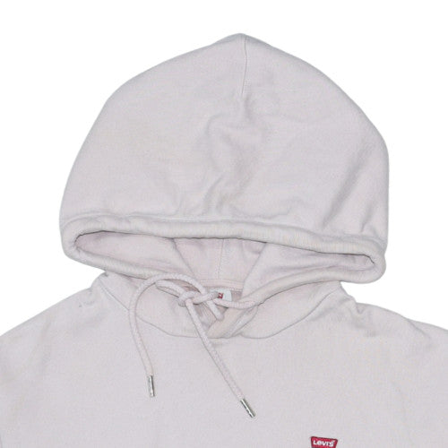 Womens UK Size XS Levi's White Pullover Hoodie