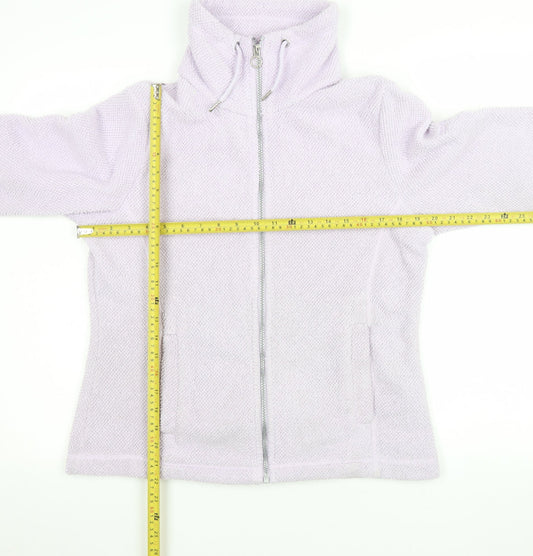 Womens UK Size 14 Regatta Purple Full Zip Sweatshirt