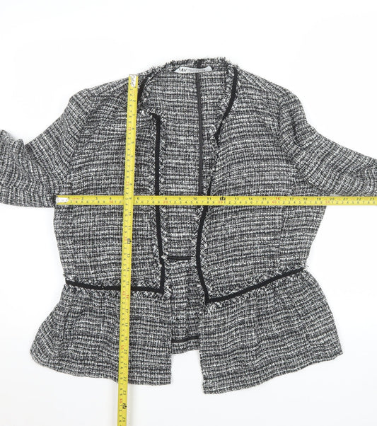 Womens UK Size 12 Zara Regular Grey Blazer