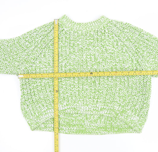 Womens UK Size S Monki Green Pullover Jumper