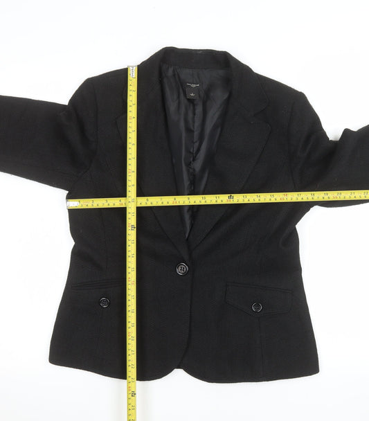 Womens UK Size 8 Ann Taylor Regular Black Blazer