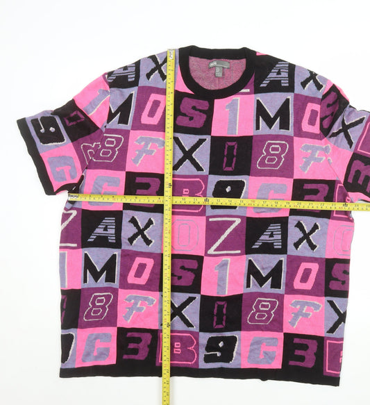 ASOS Men’s Multicoloured Graphic Print 3XL Regular T-Shirt