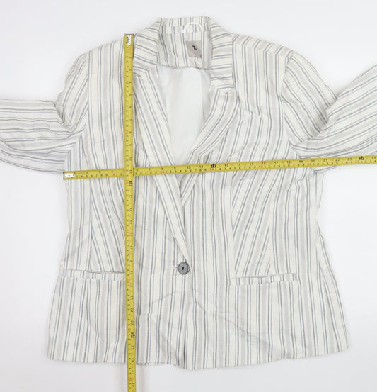Womens UK Size 18 TU Regular White Blazer