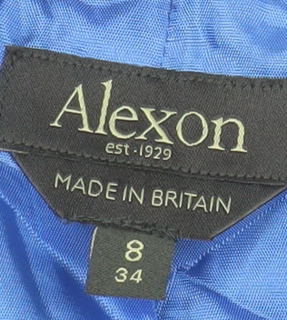Womens UK Size 8 Alexon Regular Blue Suit Jacket