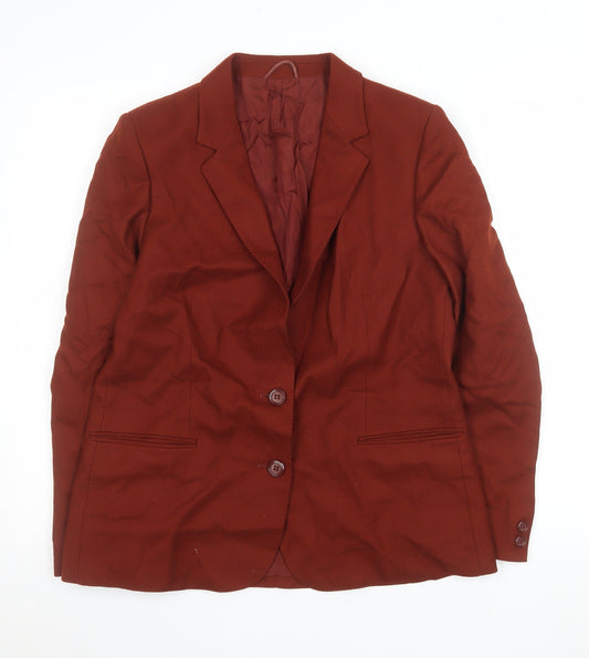 Womens UK Size 16 Marks and Spencer Regular Red Blazer