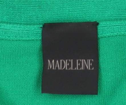 Womens UK Size 10/12 Madeleine Green Cardigan Jumper